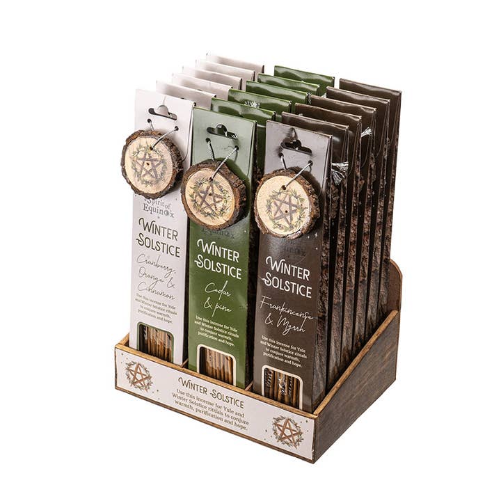 Pacific Trading - Wholesale Retailer Display - Home & Living - 15451 18PC Winter Solstice Incense Display Set
