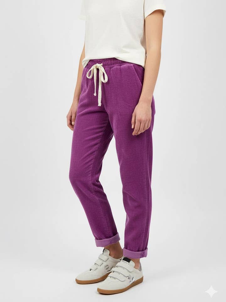 Mimi & Gogo β wholesale Lounge Sweatpants/jogging bottoms β Women's β Velvet lace jogging pants @43711_PaVDentelle4