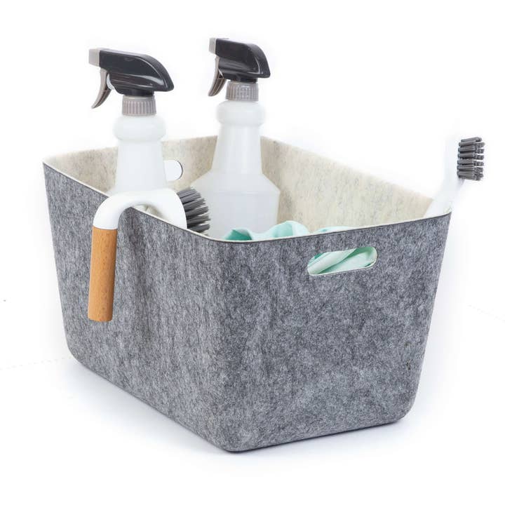 Three by Three Seattle - Wholesale Storage Bin - reSTAK recycled FELT storage medium tall12