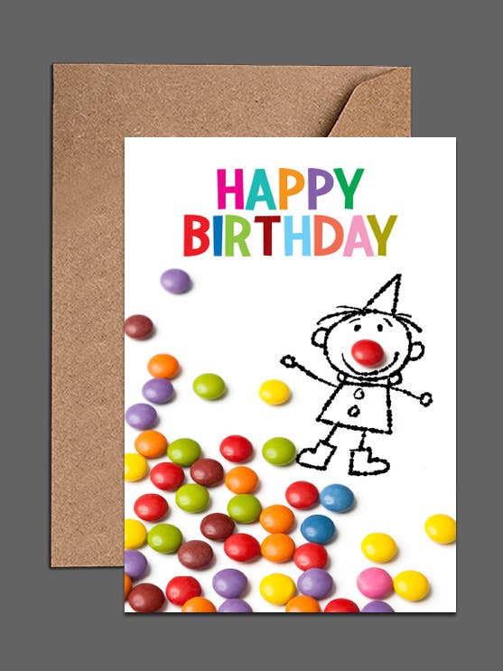 Smarties födelsedagskort för barn - WAC18128 för wholesale av We Act Company