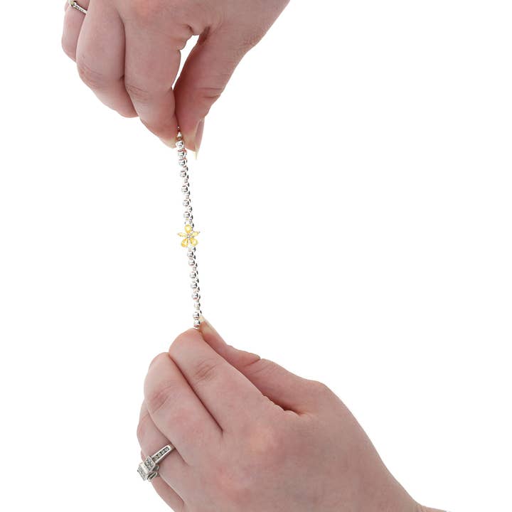 Pavilion – wholesale Beaded bracelet – The Best - Silver-Plated Cubic Zirconia Beaded Bracelet5