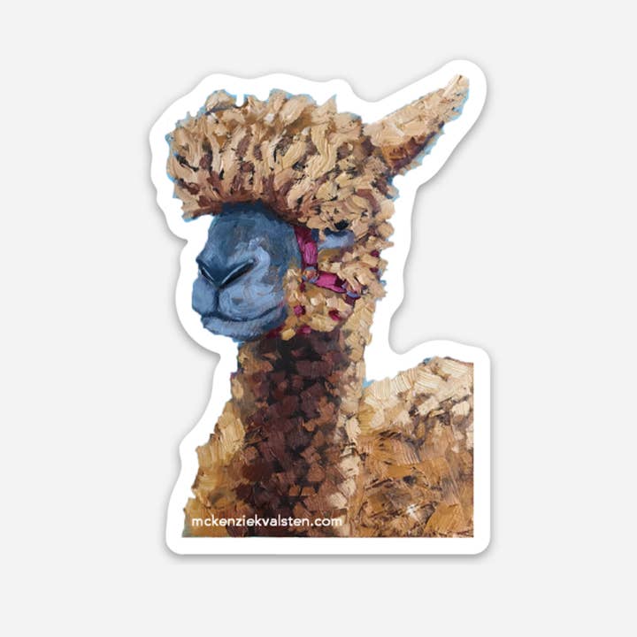Mckenzie Kvalsten - Wholesale Sticker - Alpaca Vinyl Sticker2