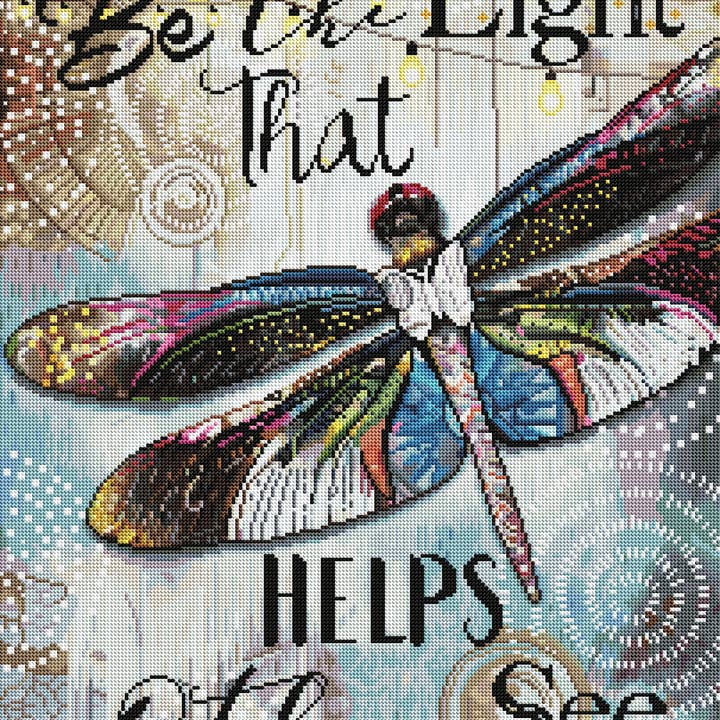 Diamond Art Club - Wholesale DIY Craft Kit - Be the Light Dragonfly1