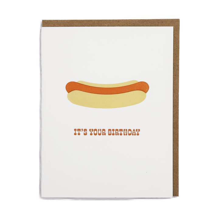 Hot Dog - C'est ton anniversaire pour la vente par Ordinary Day Press