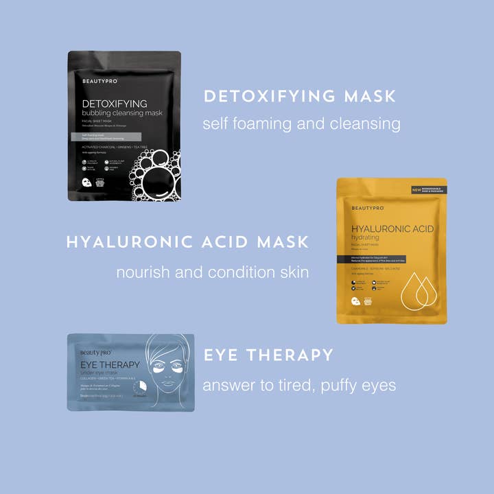 BEAUTYPRO - Wholesale Skincare Face Mask - SPA at home: THE GLOW EDIT13