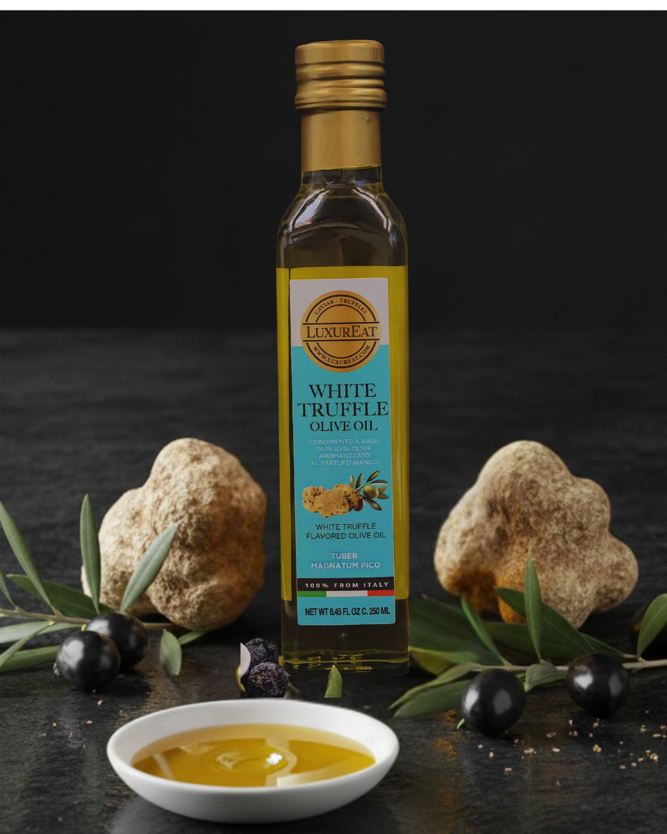 Truffleat srl - Wholesale Olive Oil - Extra virgin olive oil with white truffle 250 ml1