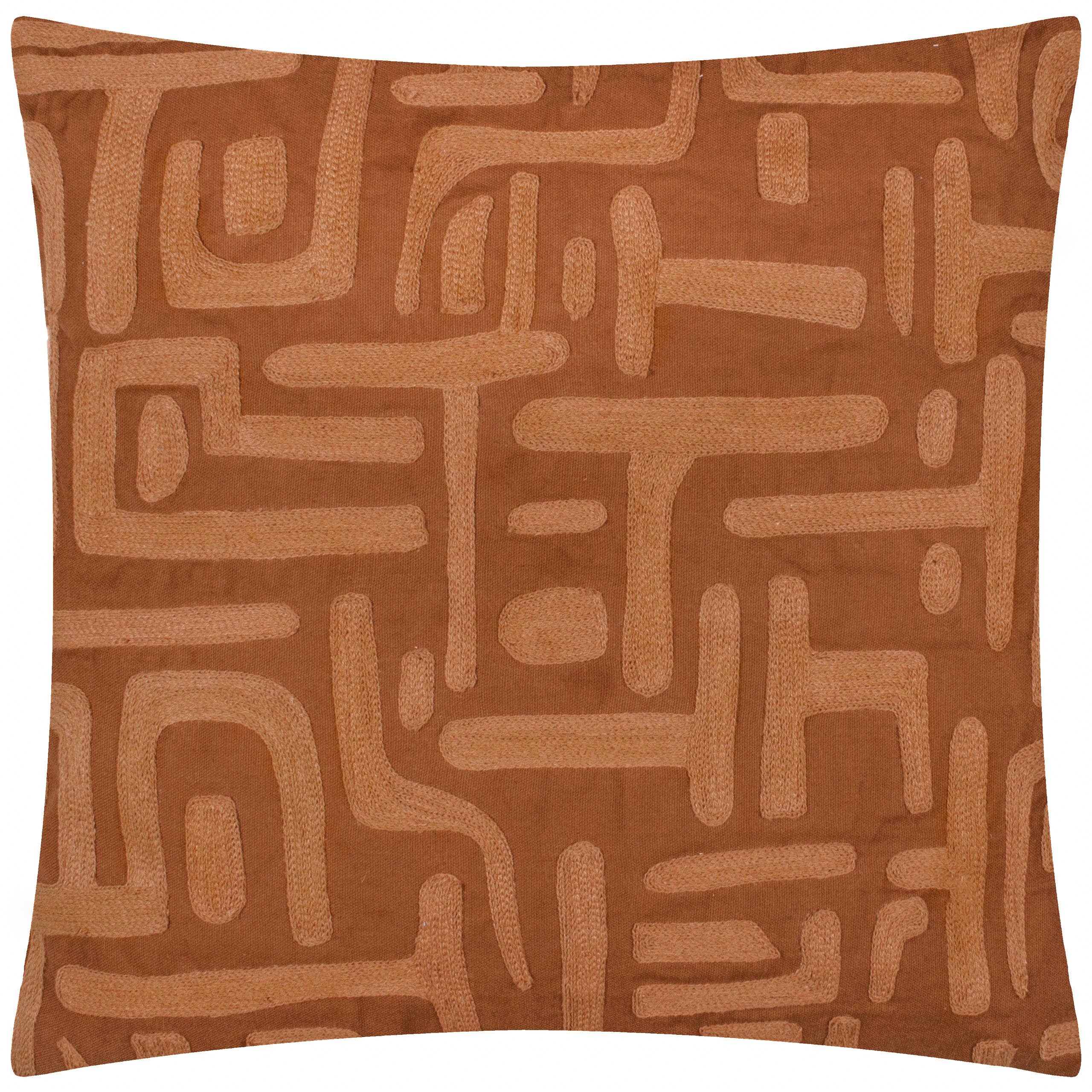 Kupfer Besticktes Baumwollkissen Brooke Kupfer für den Großhandel auf Faire1