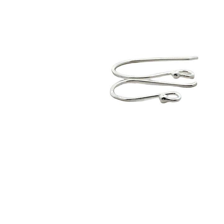 Purity Beads - Wholesale Craft Supplies - 925 Sterling Silver Hammered Ear Wires 10t o 12pcs in pack 23 Gauge Hammered Ear wire1