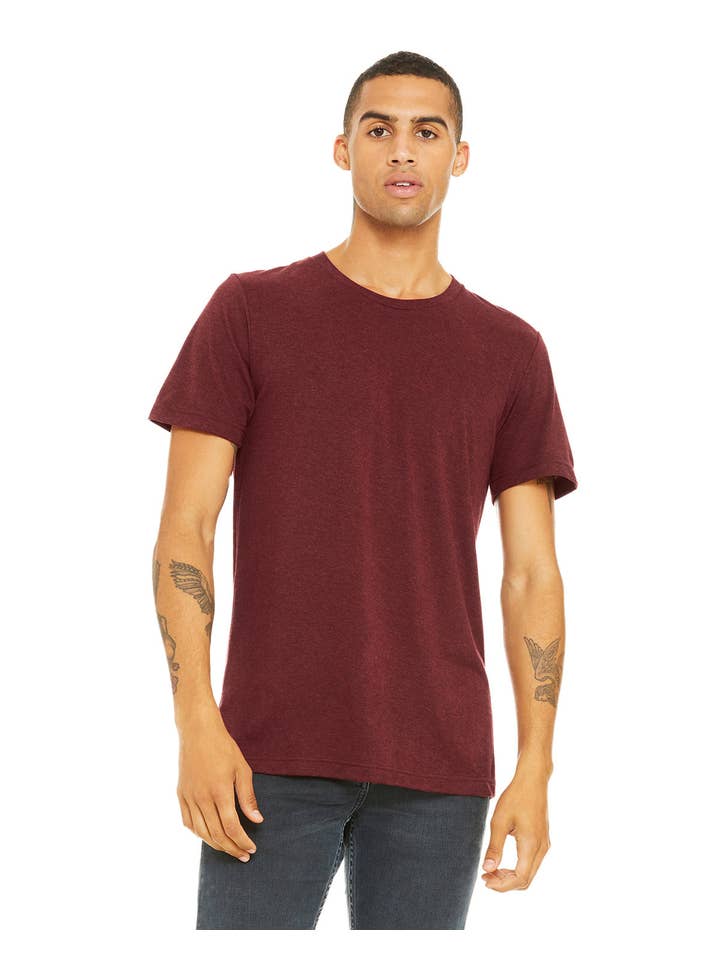 Total Apparel - Wholesale T-Shirt - Men's - Bella + Canvas 3413C - Unisex Triblend T-Shirt
