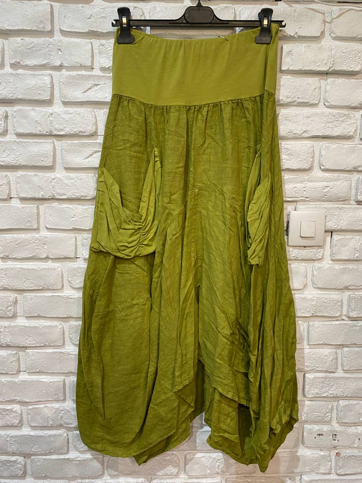 la maison des fibres naturelles – wholesale Kjol - Dam – Linnekjol i storlek One Size (US 12-16, UK 8-12, EU 40-44)12