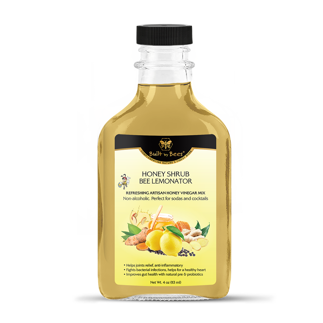 Built by Bees - Wholesale Cocktail Mix/Syrup - Bee Lemonator Honey Cocktail Mix1