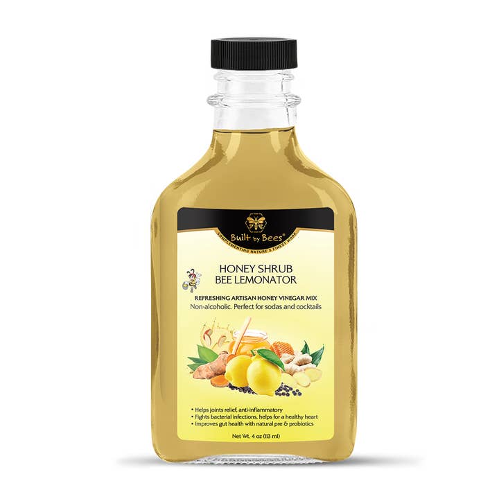 Built by Bees - Wholesale Cocktail Mix/Syrup - Bee Lemonator Honey Cocktail Mix2