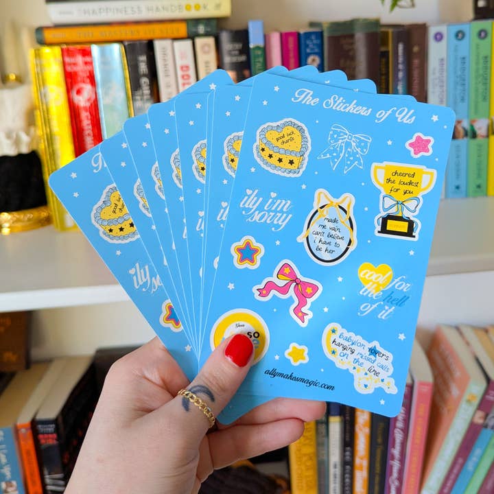 the stickers of us sticker sheet for wholesale by allymakesmagic