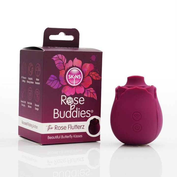 Creative Conceptions LLC - Wholesale Sex Toy - Skins Rose Buddies - The Rose Flutterz