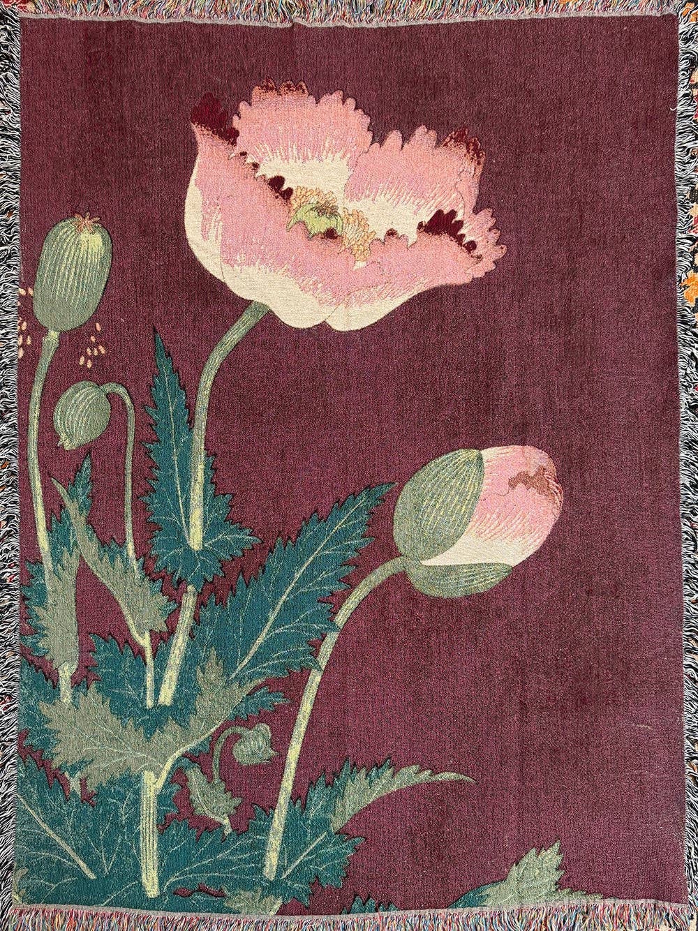 Strike Gently - Wholesale Throw Blanket - Poppy Blanket0