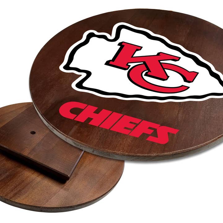 Logotipo do Kansas City Chiefs Lazy Susan por atacado de Fan Creations