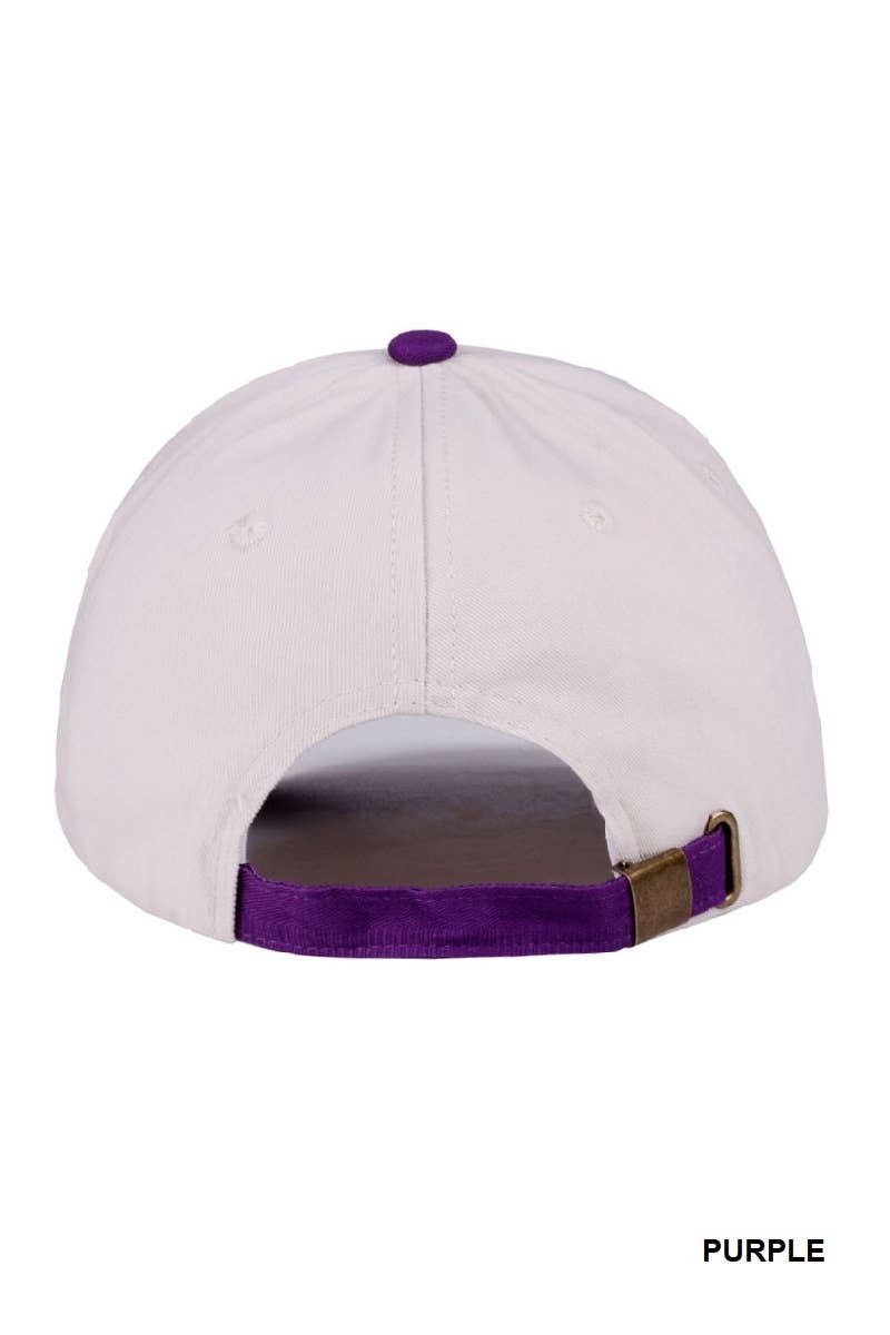 Vanilla Monkey - Venta al por mayor Gorra de béisbol - Mujer - Gorra de algodón y lona bicolor Game Day9