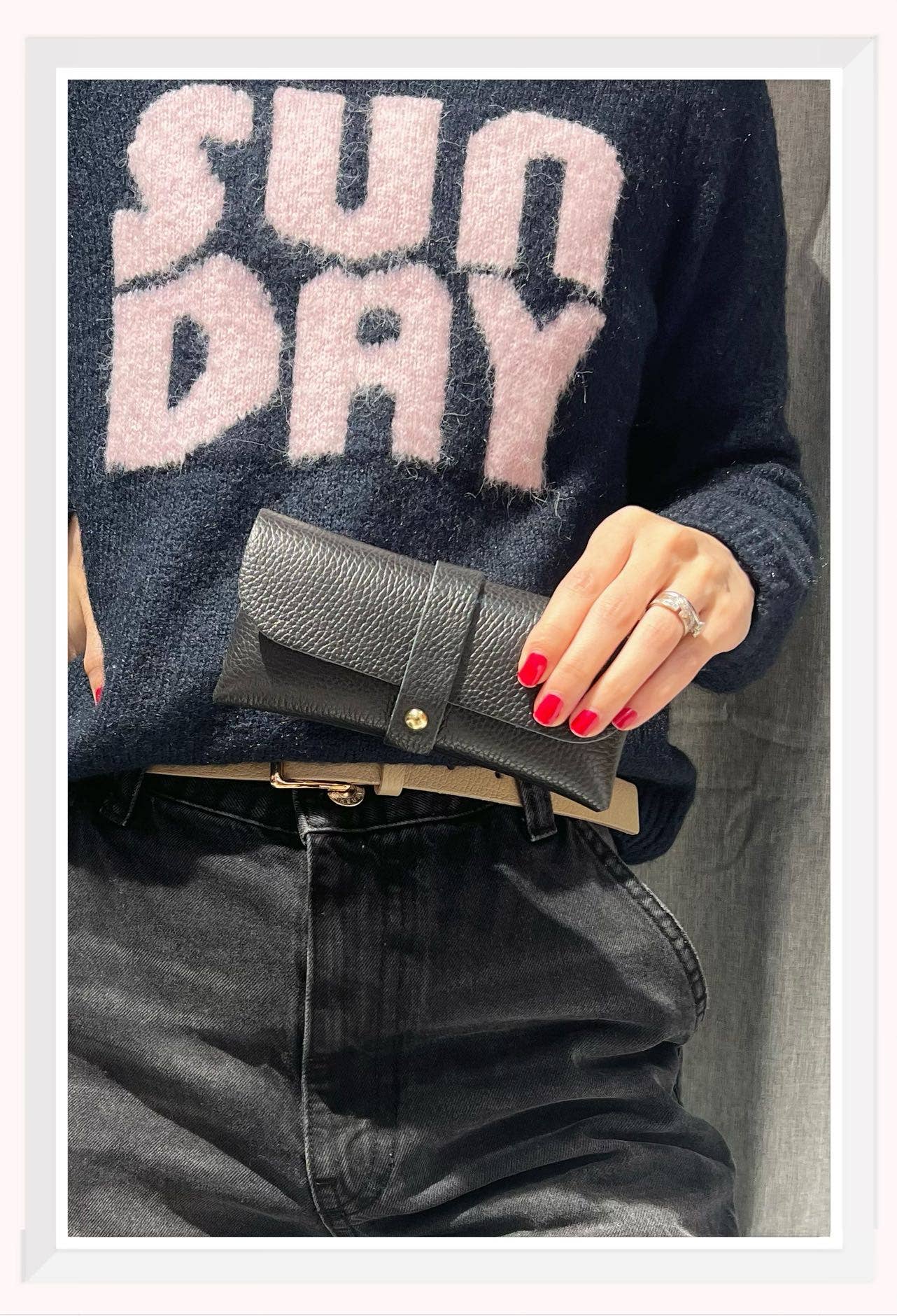 Z et Z – wholesale Eyewear cases & holders – Women's – Grained leather eyeglass case5