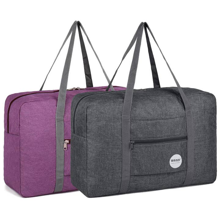 wandf - Wholesale Luggage - Foldable Duffel Luggage Bags Weekender Bag Set (2 Pieces)12
