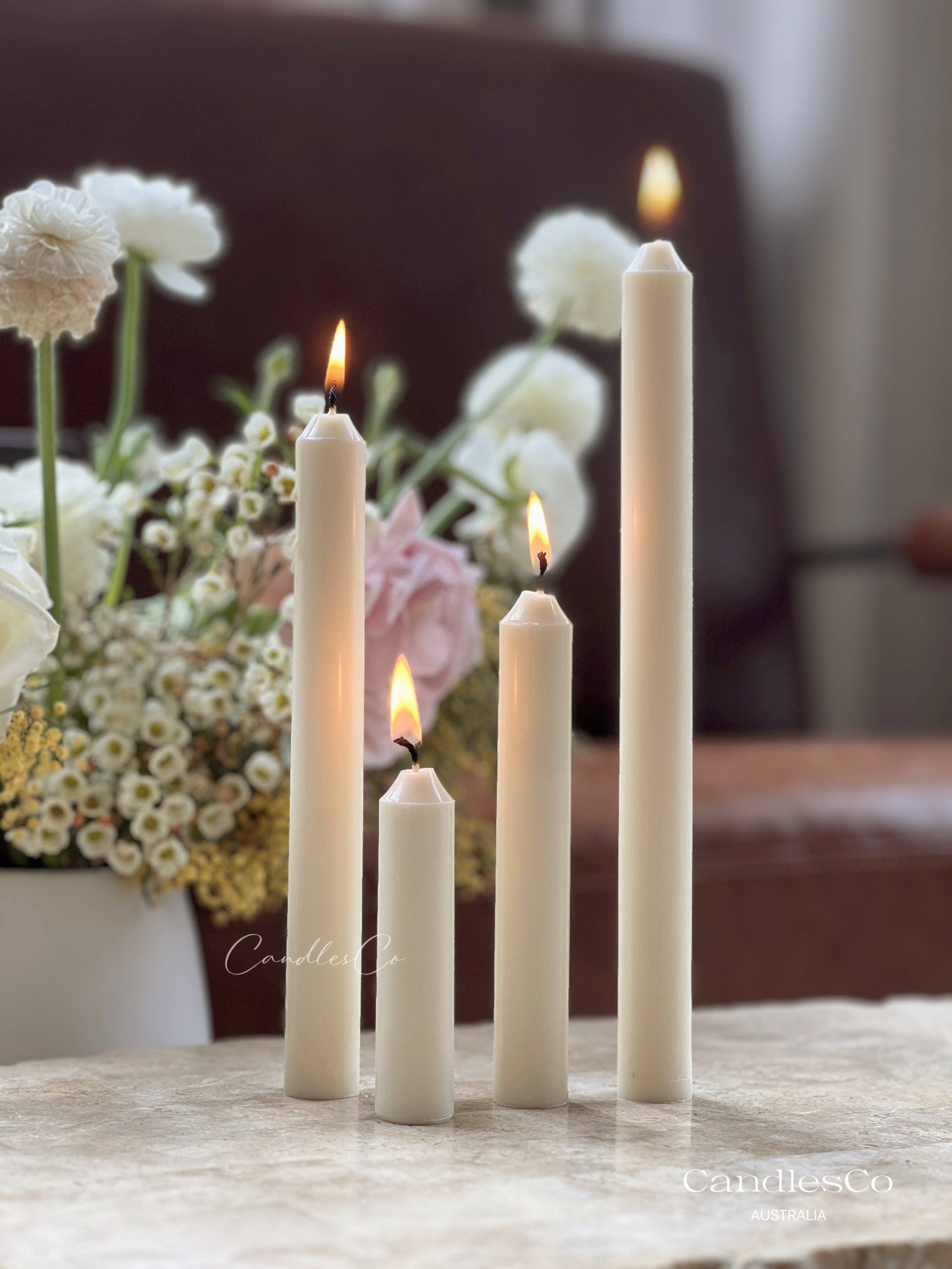 CandlesCo Australia - Wholesale Tapered candle/candlestick - Thin Taper Pillar Soy Wax Candle 3