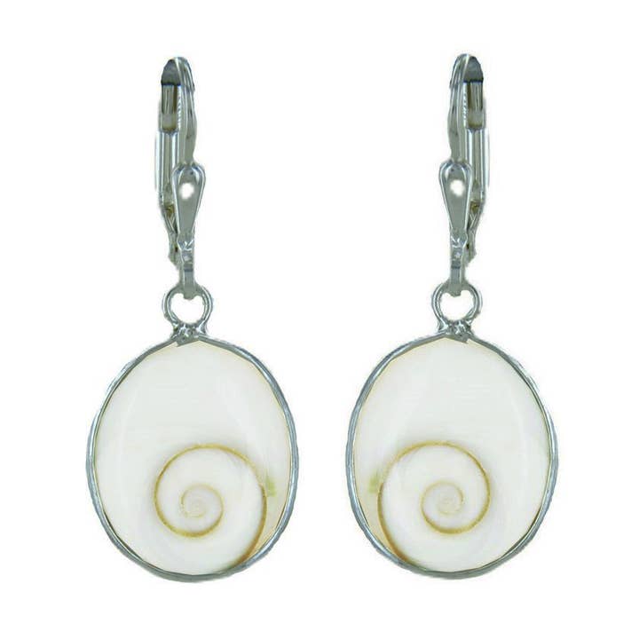 Örhängen Shivas Eye 12x17 mm OVAL 925 Silver för wholesale av Janusch