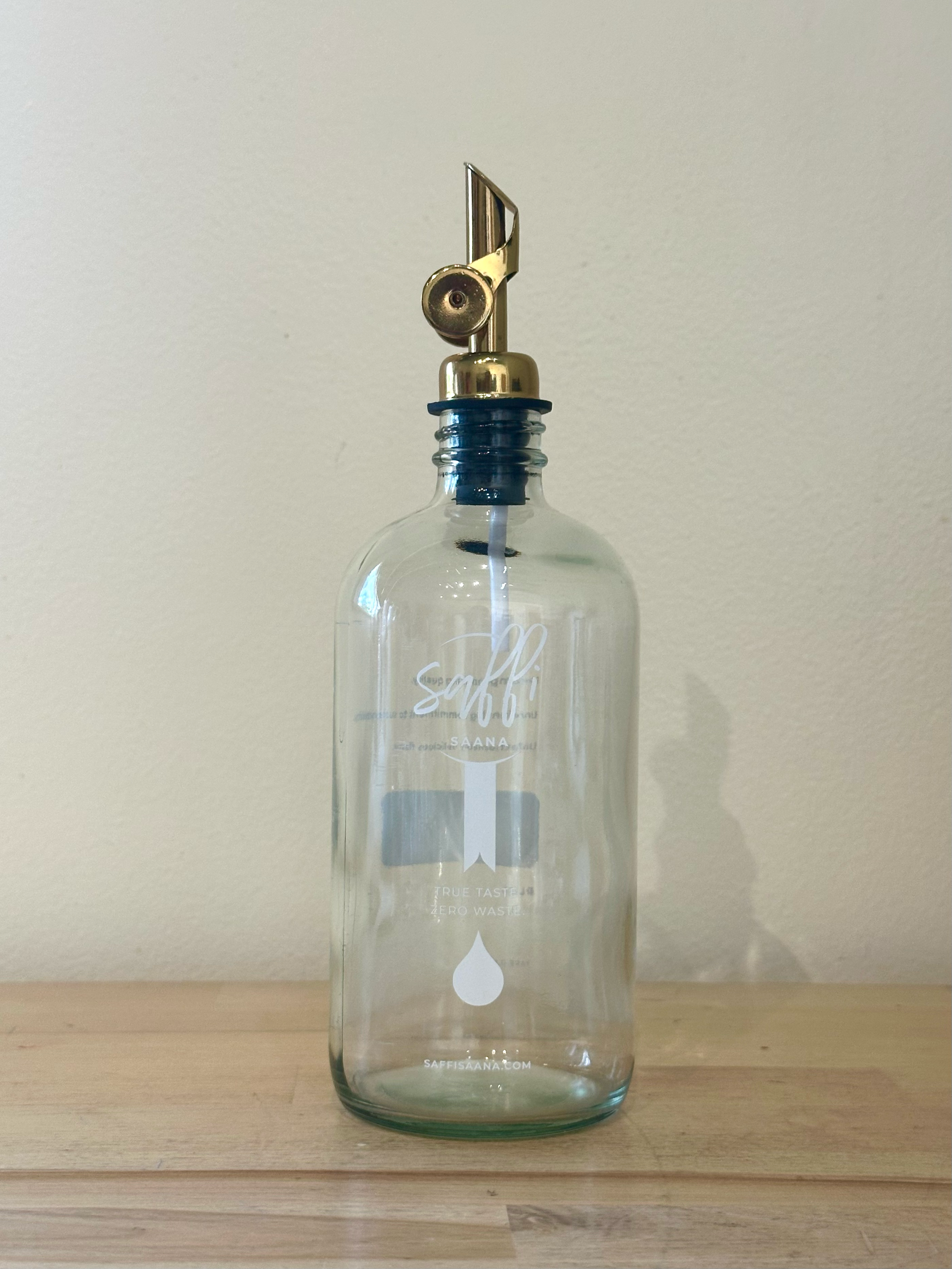 Saffi Saana - Wholesale Oil/Vinegar Dispenser - Stainless Steel Gold Pour Spout2