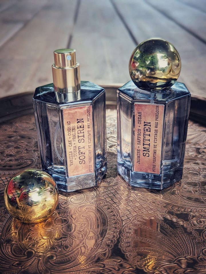 Vintage-Inspired Perfume in Large Bottle for wholesale by Vintage Wax Parlour
