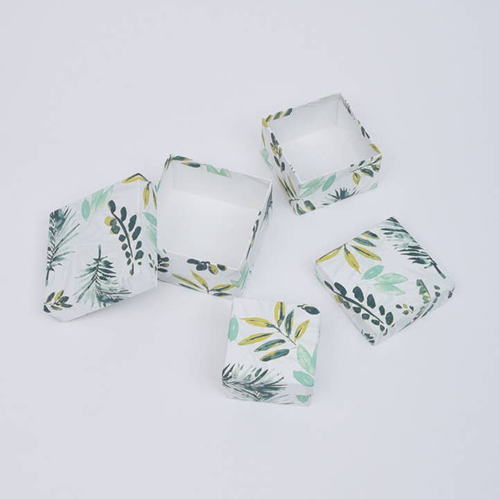 Christmas Gift Box | Square Paper Boxes | Set of 3 for wholesale by ExpoBazaar