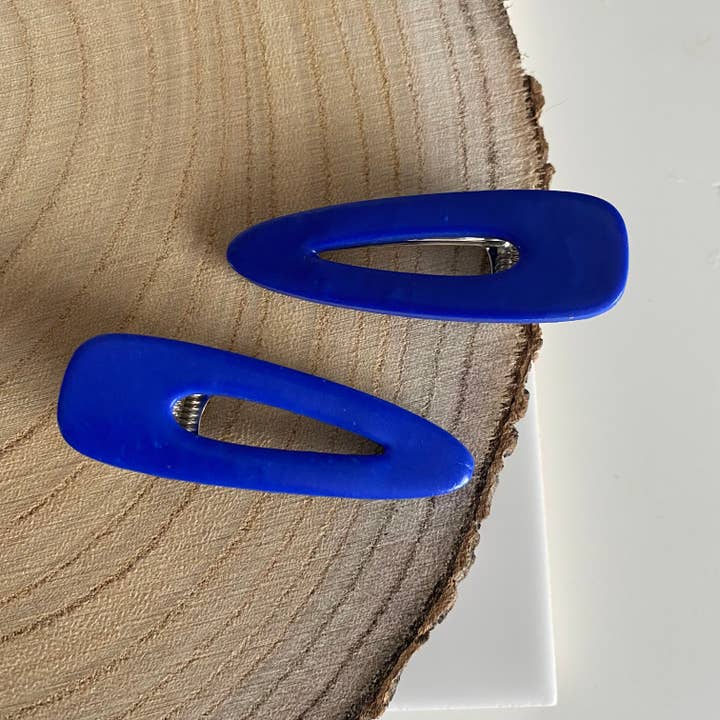 Soul and Style – wholesale Hair clip – Women’s – Retro 60s/70s Hair Clips - Solid Colours, Tapered Style1