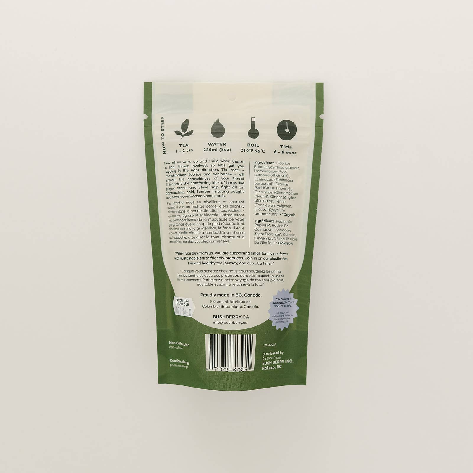 Bush Berry - Wholesale Loose tea - Organic Throat Sooth Loose Leaf Tea5