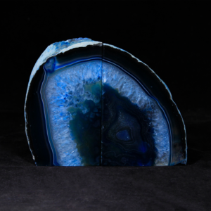 Cold River Mining - Wholesale Bookend - BOOKENDS BLUE AGATE- Sold by the Set2