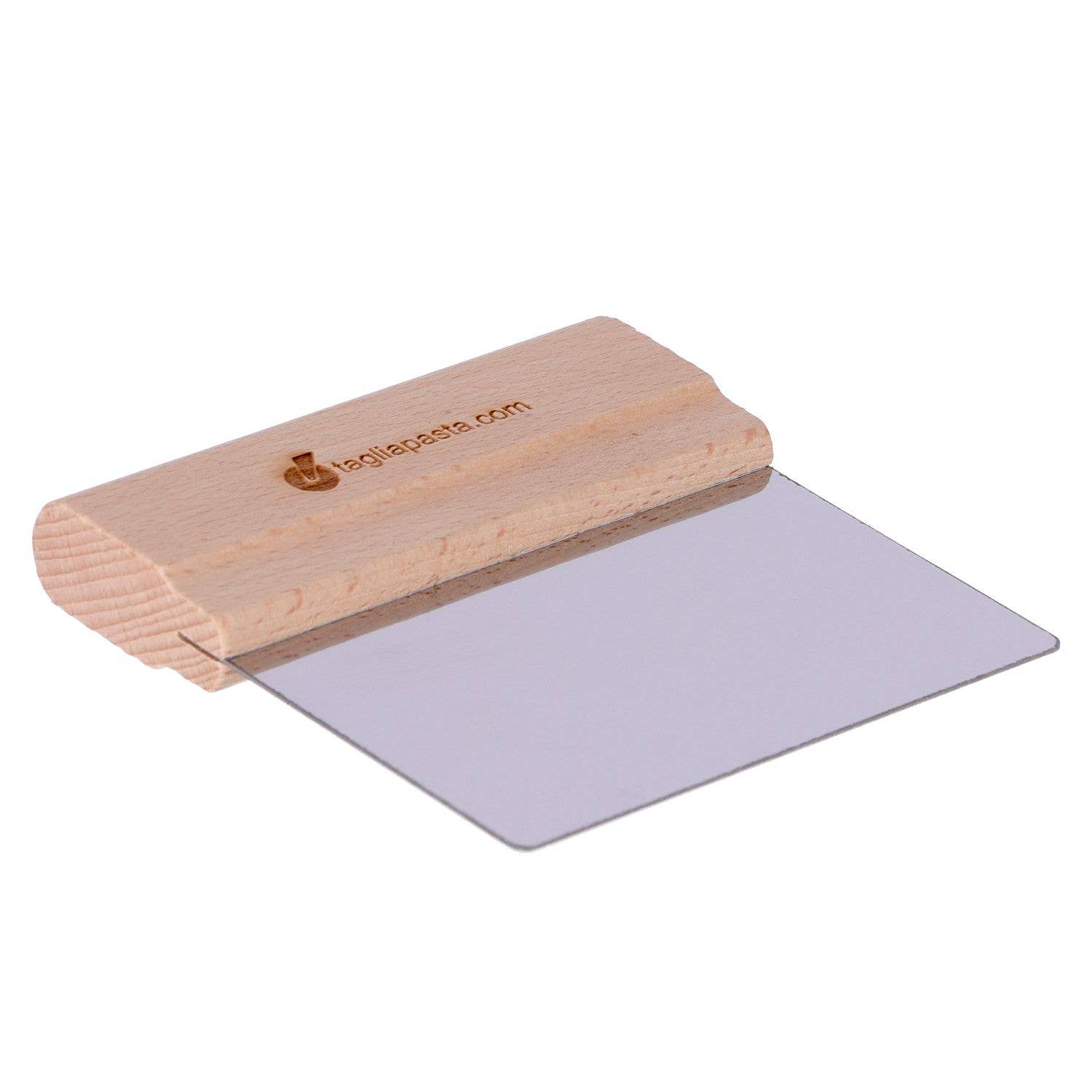 Tagliapasta – Máquina para fazer massa por atacado – Espátula com lâmina de aço de 116 mm e cabo de madeira0