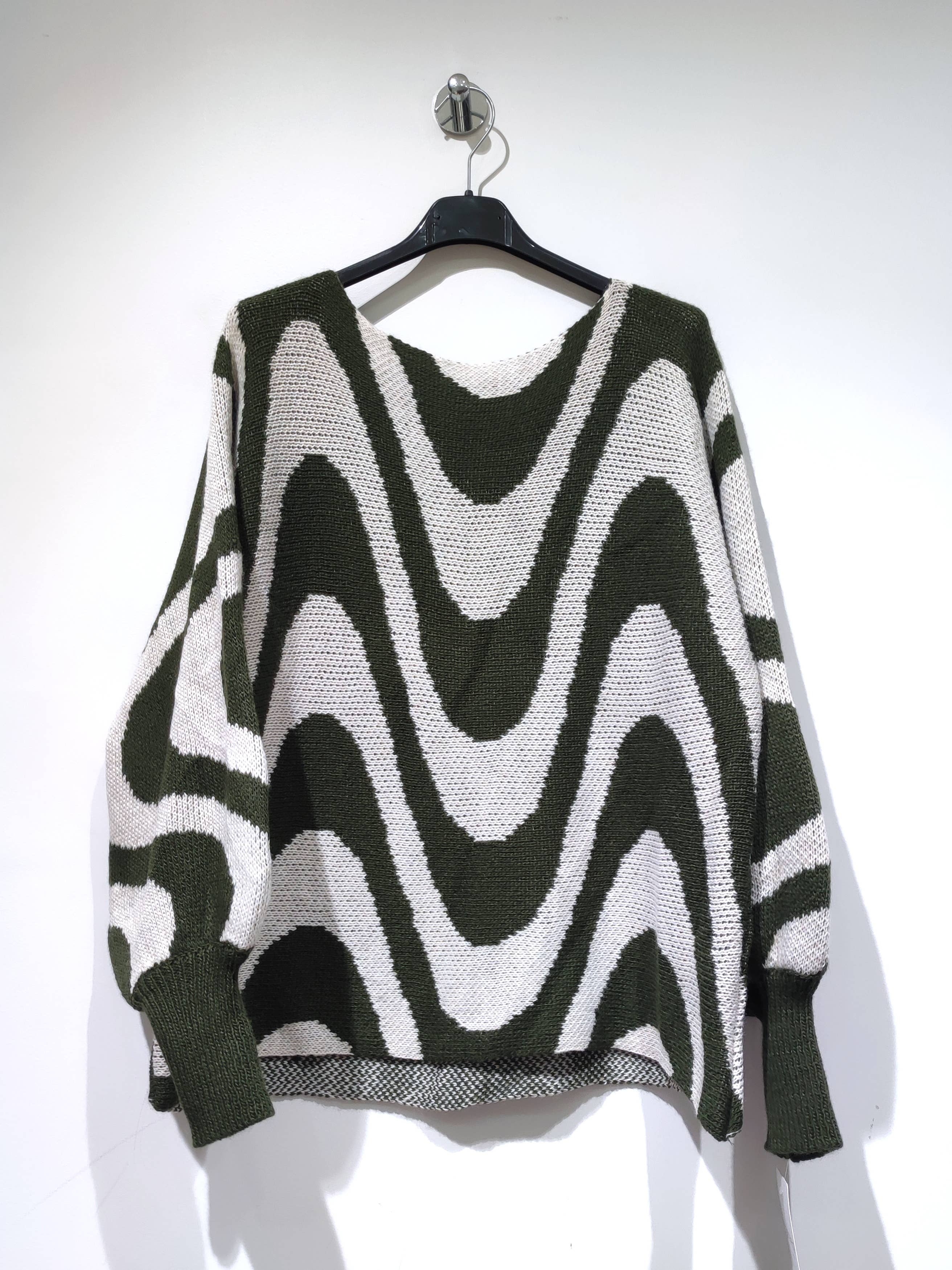 Pomelo paris – Pulôver - Mulher por atacado – roma Pull Ondas - Pack 12 PCS13