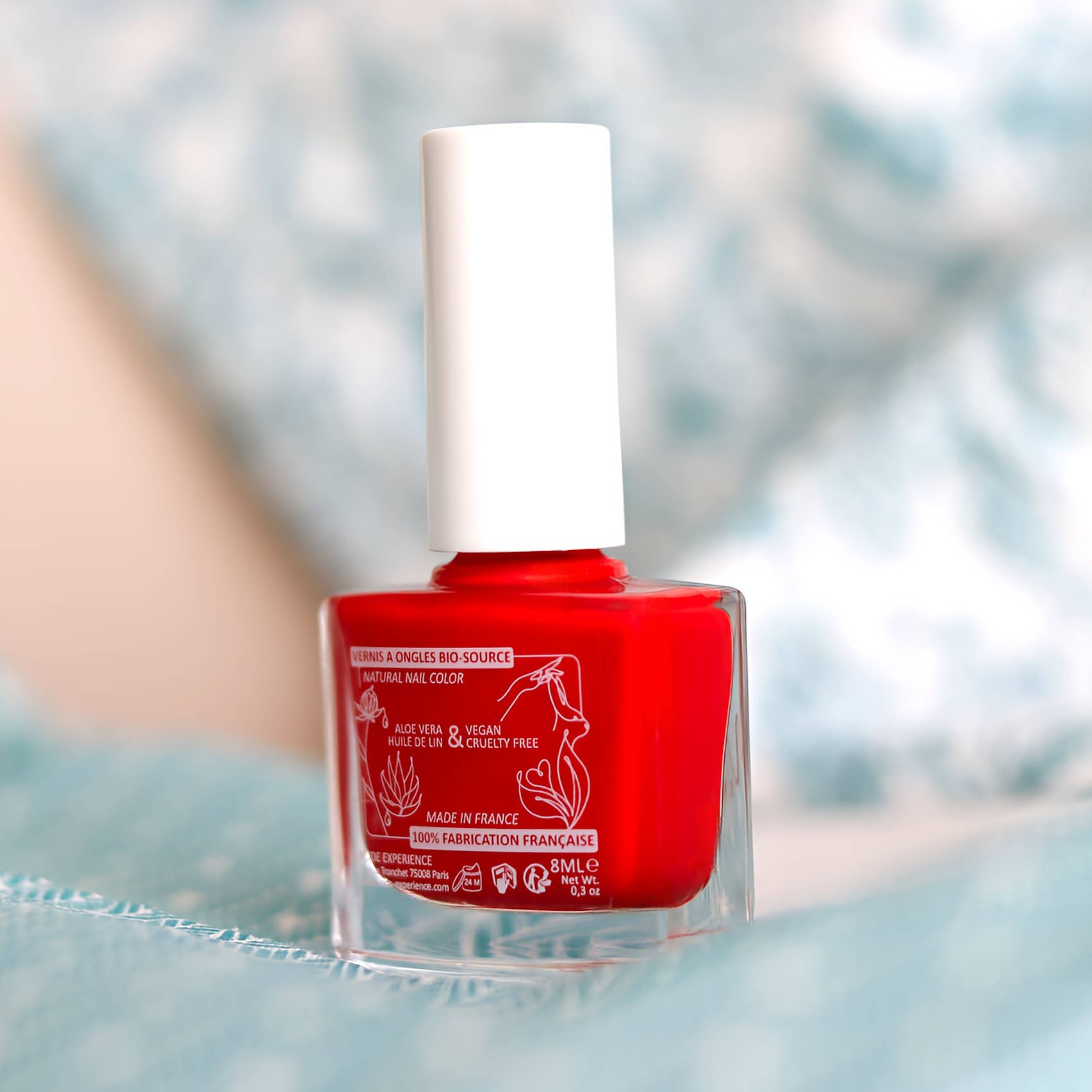 Nude experience - Wholesale Nail Polish - Nail Polish Bio-sourced - PHARAON - Love Red1