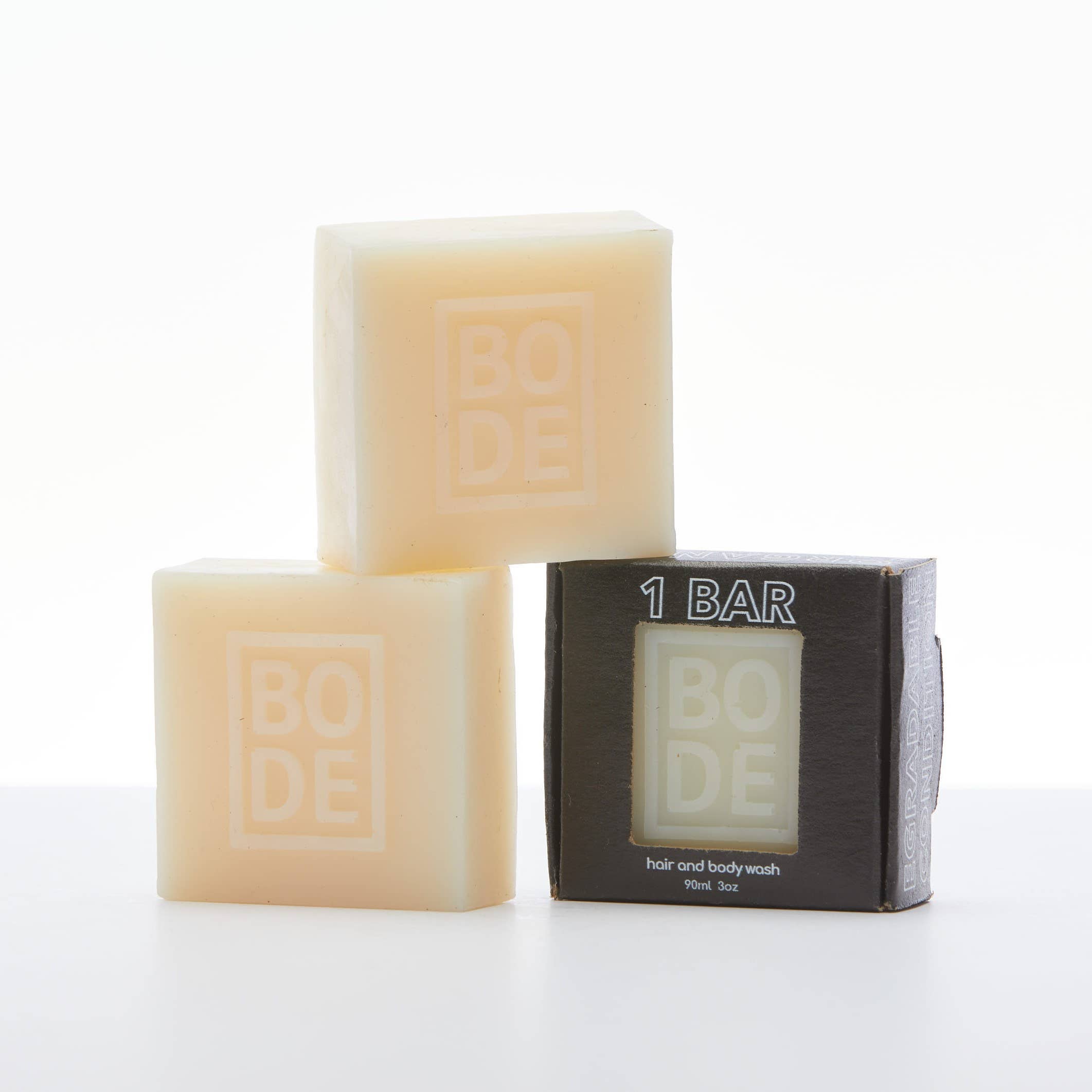 Hey Bode – Engroshandel Sæbestykke – 1 Bar, Naturlig Kropsbar i Nedbrydelig Emballage, 85g