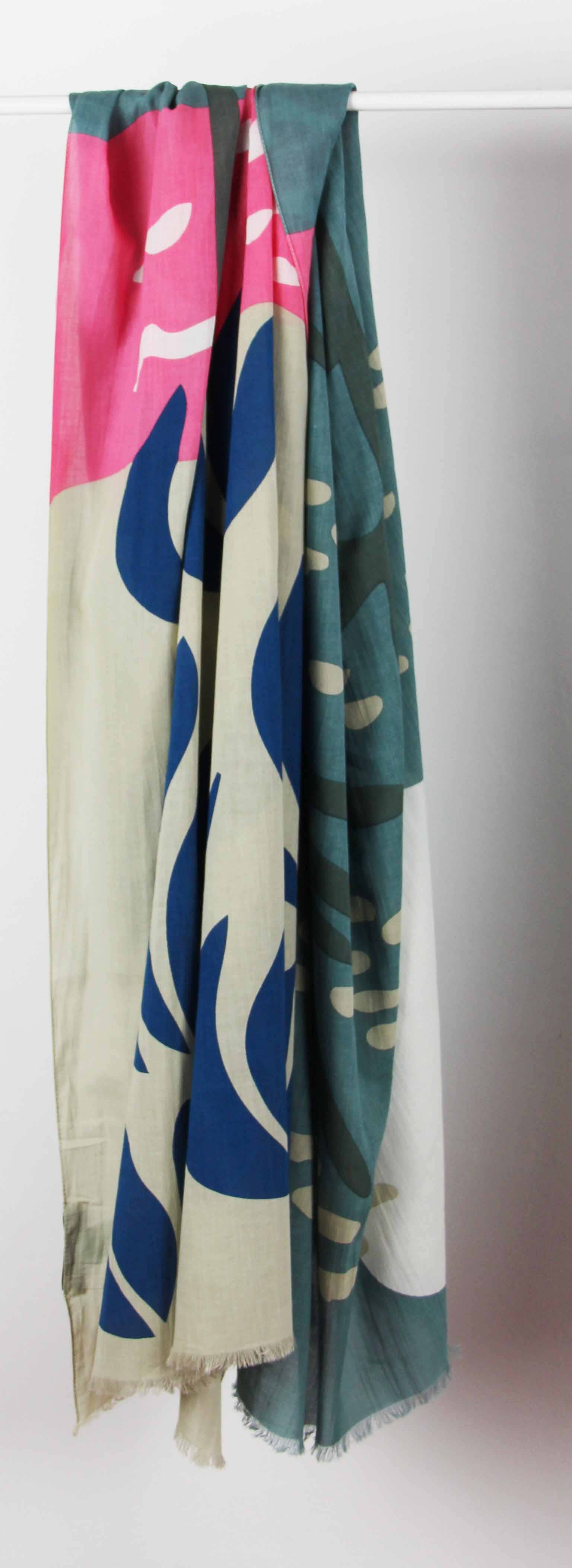 Les Belles Vagabondes - Wholesale Head Scarf - Women's - Organic Cotton Scarf Cap Breton Blue1