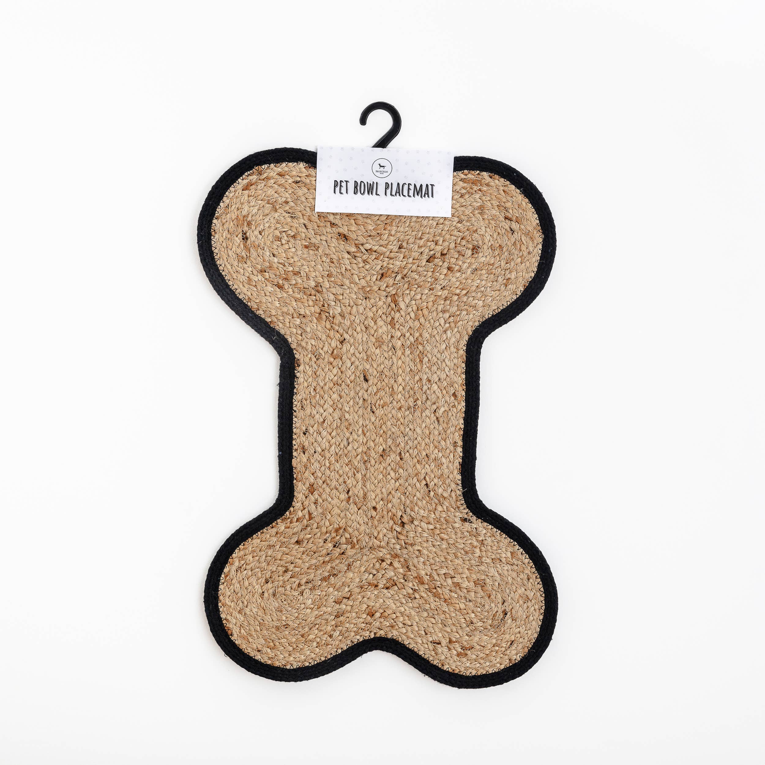 Park Life Designs - Venta al por mayor Esterilla para comedero de mascotas - Perros - Individual para Mascotas Loxley con Borde Negro - Elegante y Funcional3