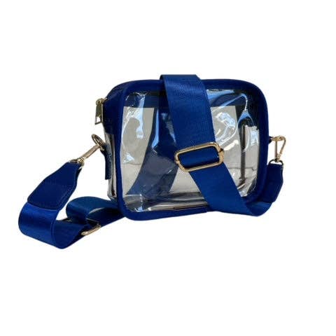 Sacs transparents Game Day - Sac transparent - Bleu royal pour la vente par Golden Lily