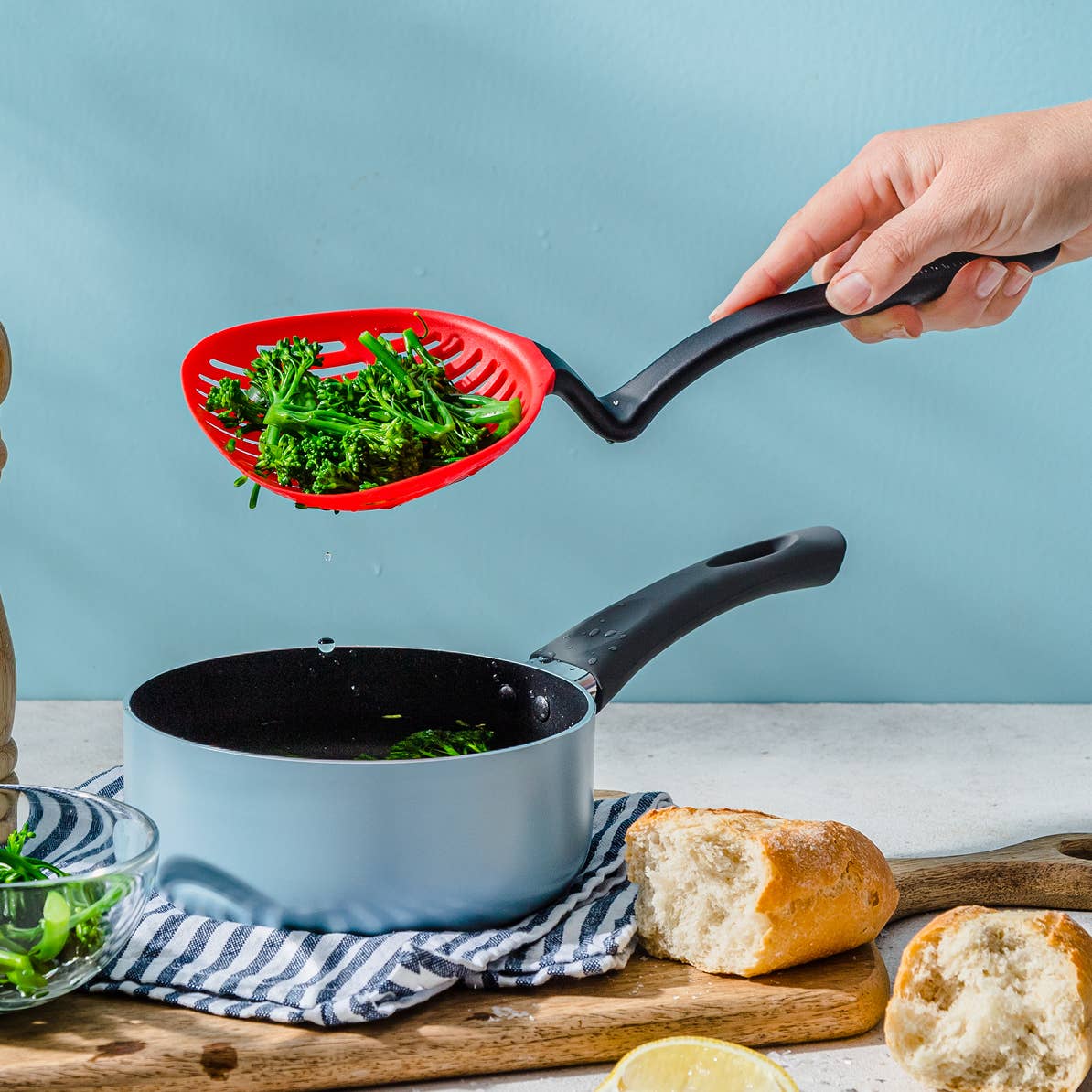 Dreamfarm - Wholesale Kitchen Tool/Gadget - Lestrain - Dripless Sit Up Stainer4