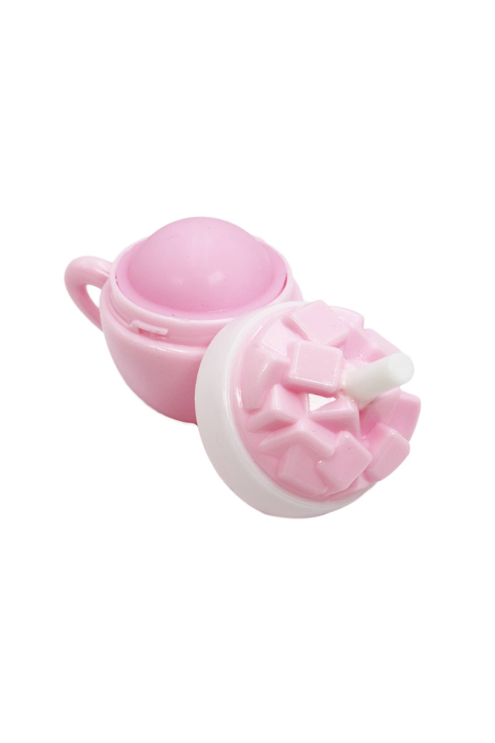 ASSORTED Iced Drink Cup Round Soft Touch Lip Balm - 24 pcs for wholesale on Faire3
