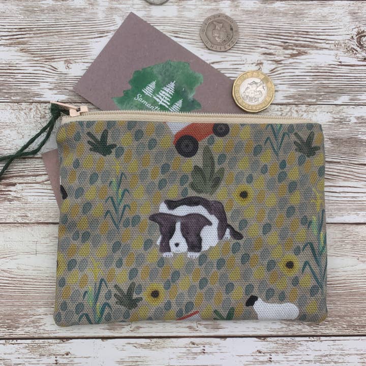 Border Collie Coin Purse for wholesale by Samantha Hall Designs
