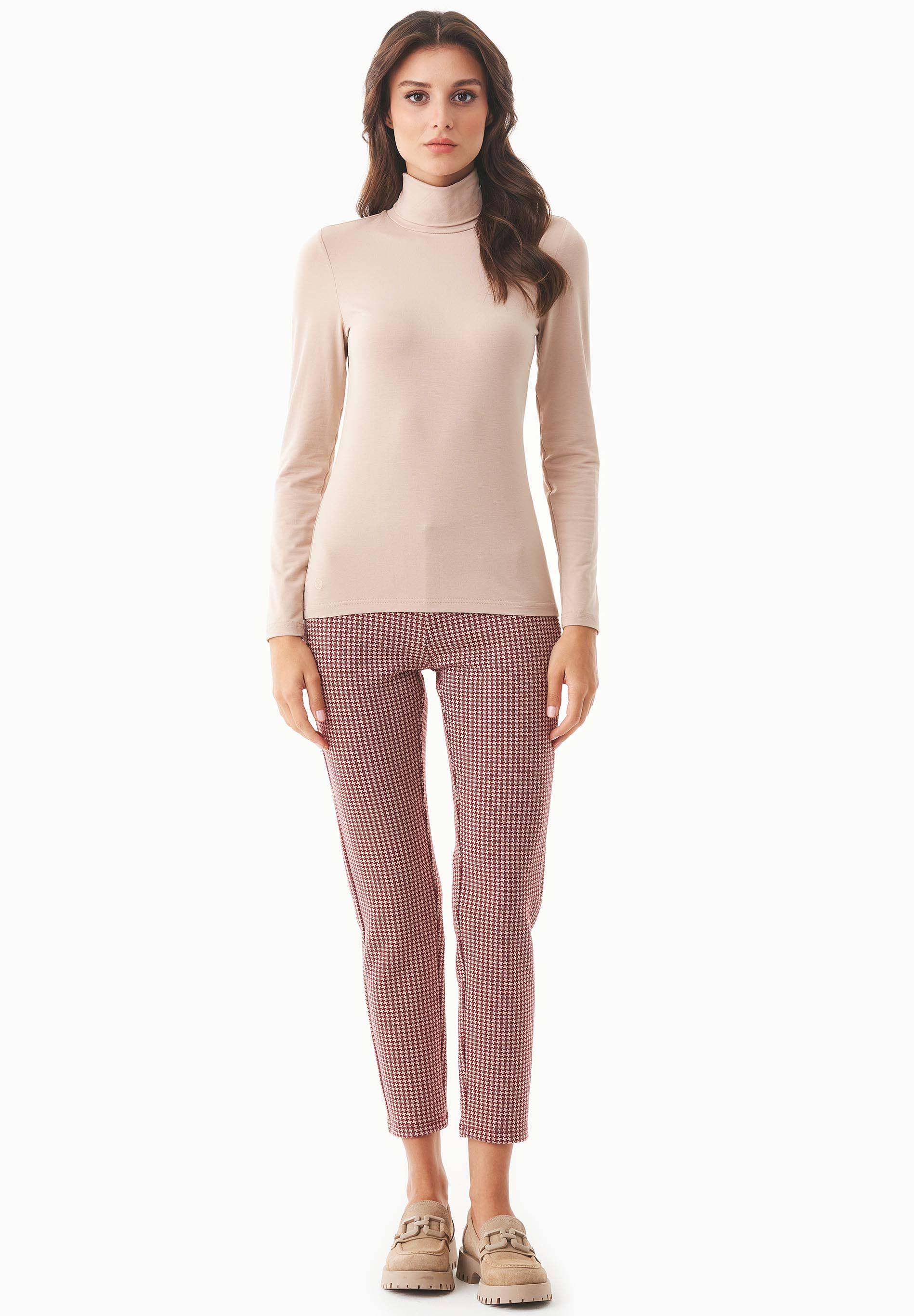 ORGANICATION - Wholesale Knit Sweater - Women's - Pied de Poule Hose aus Bio-Baumwolle0