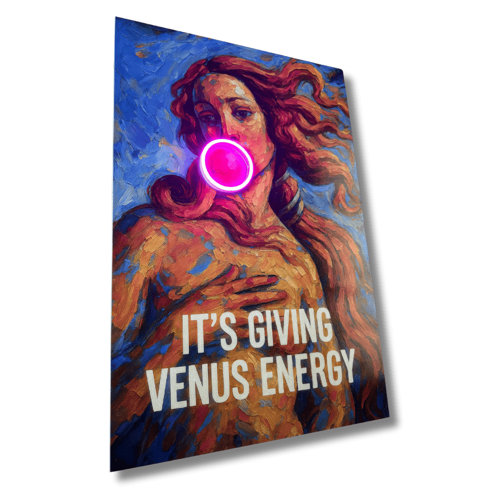 Purple Venus Bubble| LED Wall Art for wholesale on Faire3