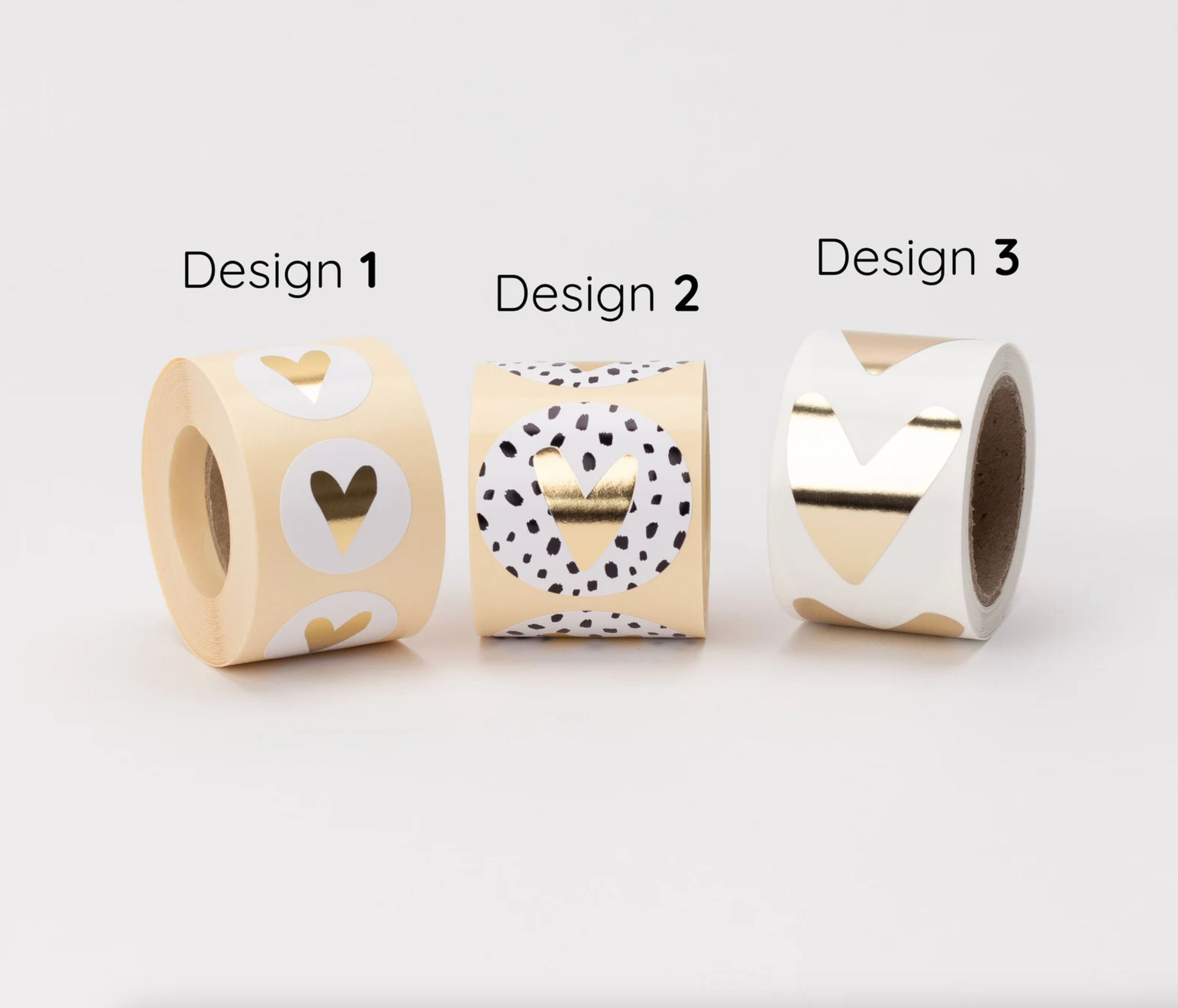 liebevoll verpackt – Engroshandel Klistermærke – Klistermærke hjerte med guld-effekt1