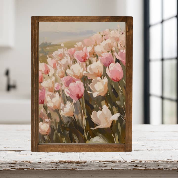 SP4372 - Mark af tulipaner indrammet print for engroshandel hos Buckeye Craft Co.