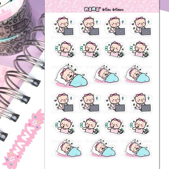 PiggyLove Sheet/V004 for wholesale by Nana Sticky Stickers