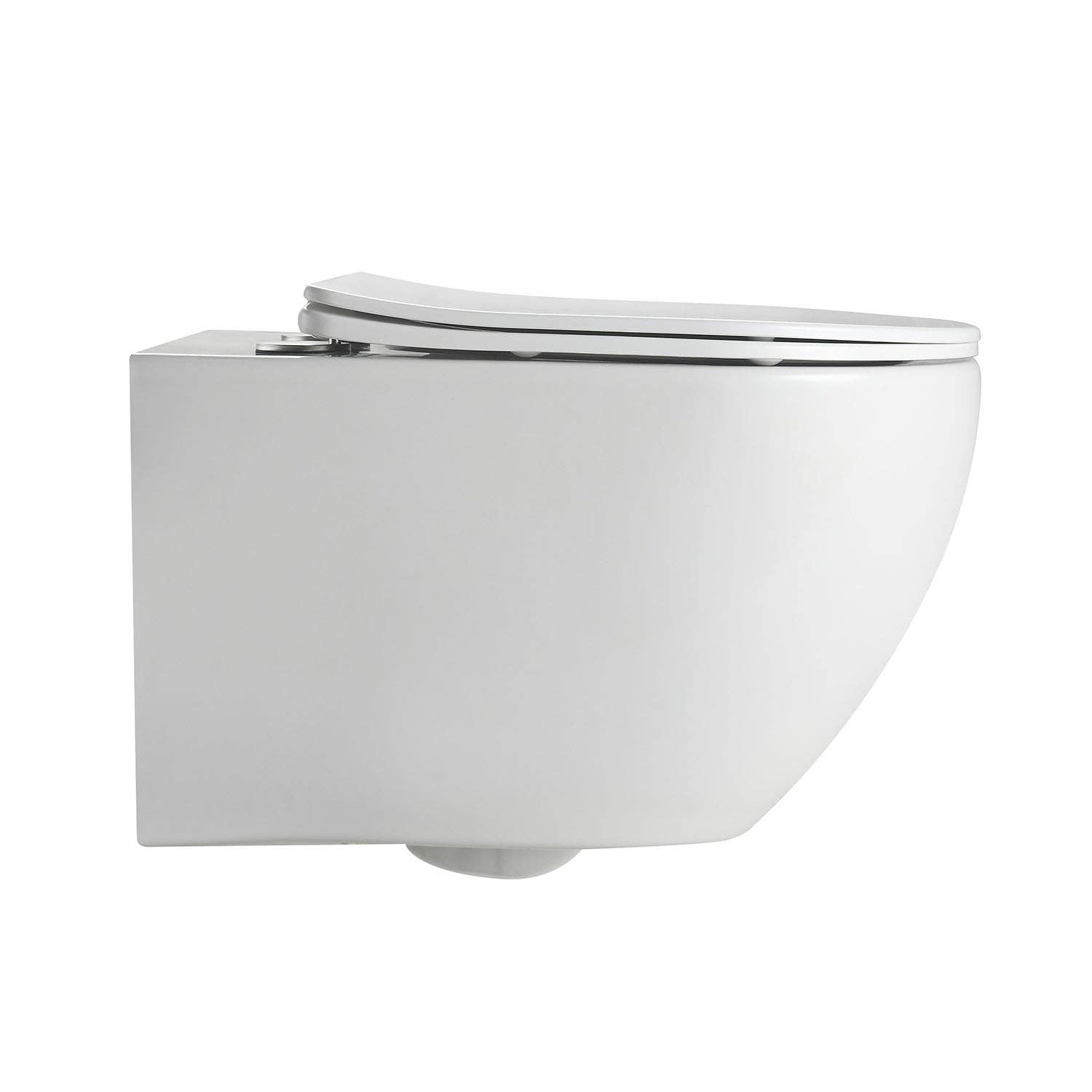 Stilform Handels GmbH - Vente Ensemble d'accessoires pour salle de bain - Toilettes suspendues sans rebord Soho 3.0 blanc brillant avec chasse Whirlflush Tornado et siège super fin7