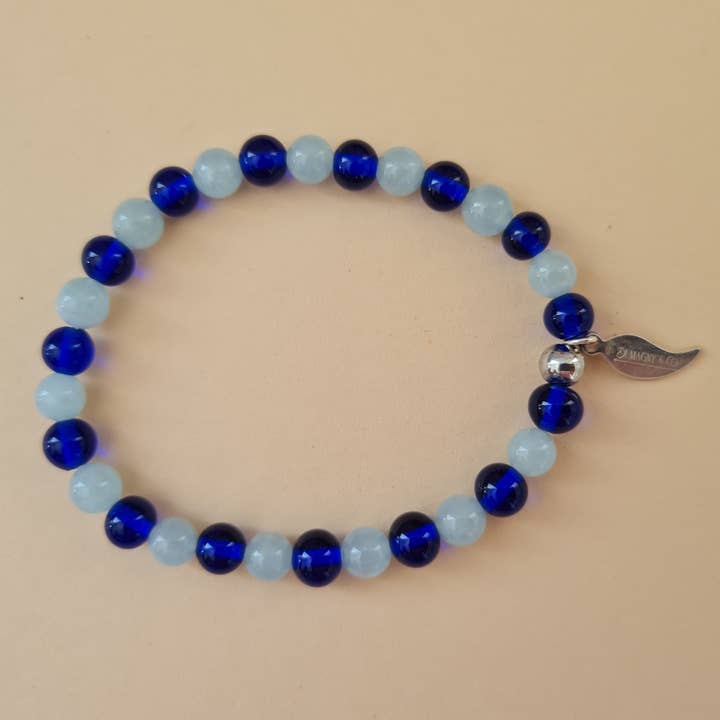 Bracelet Bleu POP Aigue-Marine pour la vente par Dumagny & Co