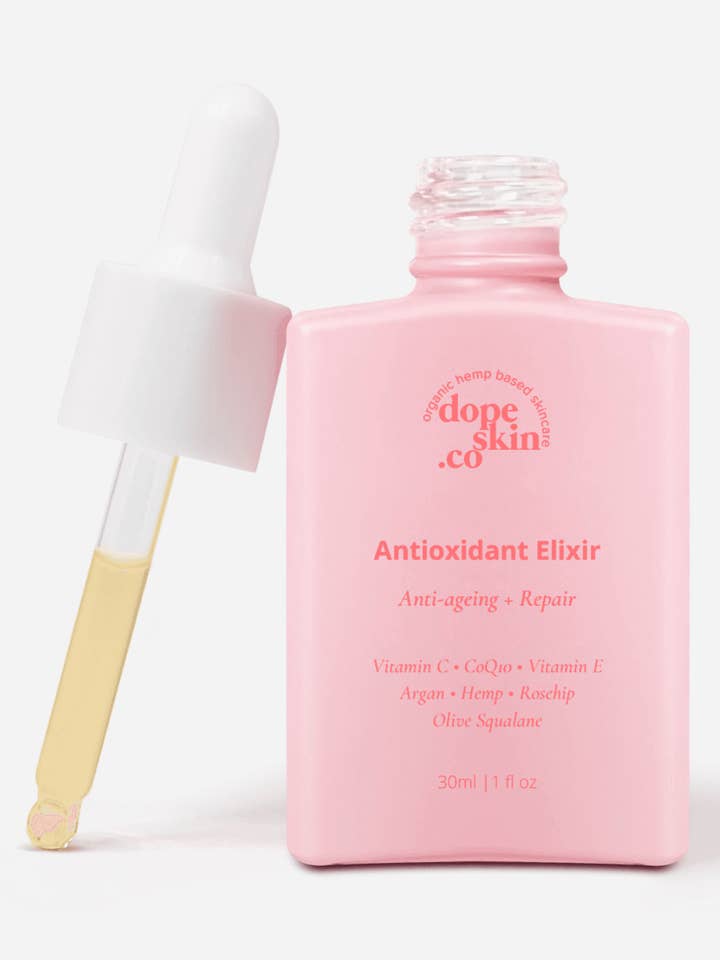 Vitamin C Antioxidant Elixir with CoQ10 for wholesale by Dope Skin Co