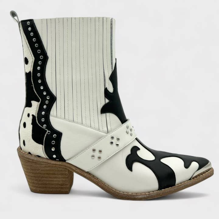 Hauteur de la cheville Primrose - White Multi pour la vente par Yerba Mala